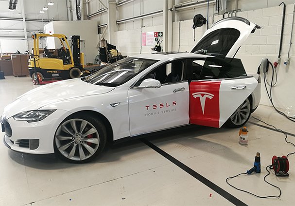 window tinting tesla