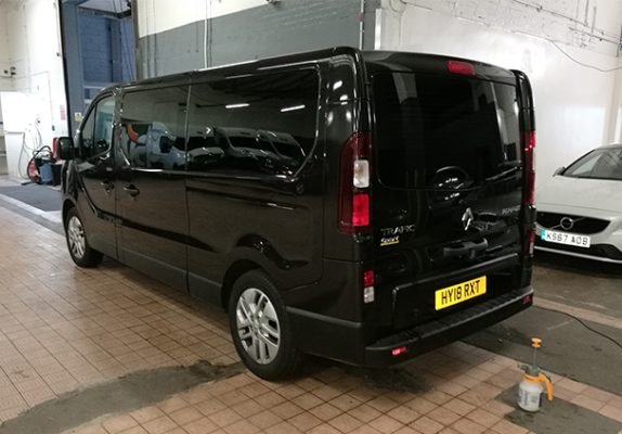 window tinting renault traffic mini bus