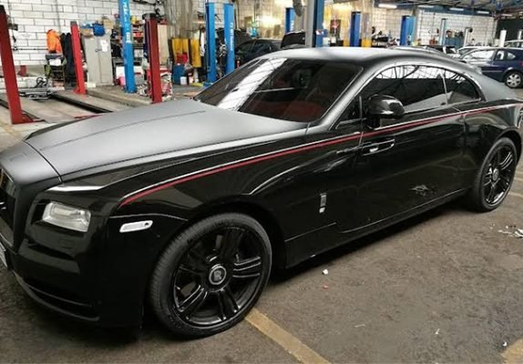 window tinting rolls royce wraithe
