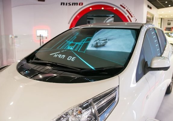 3M vikuiti back projection film nissan leaf